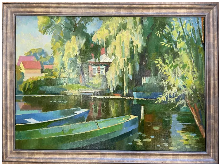 ЛОДКИ НА РЕКЕ ТРУБЕЖ